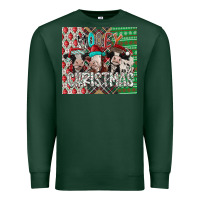 Sports Green mooey Christmas Premium Sweatshirt - CowhideDigitalArt