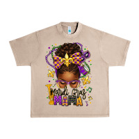 French Oak mardi gras mama afro messy bun Urban Heavy Tee - texasbilliewilder