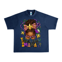 Navy mardi gras mama afro messy bun Urban Heavy Tee - texasbilliewilder
