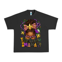 Pigment Black mardi gras mama afro messy bun Urban Heavy Tee - texasbilliewilder