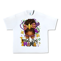 White mardi gras mama afro messy bun Urban Heavy Tee - texasbilliewilder