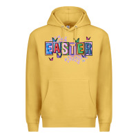 Antique Gold easter with leopard Premium Hoodie - FaDigitalArtStudio