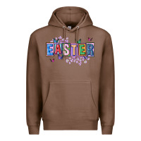 Chestnut easter with leopard Premium Hoodie - FaDigitalArtStudio