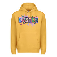 Mustard easter with leopard Premium Hoodie - FaDigitalArtStudio