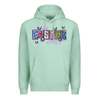 Seafoam easter with leopard Premium Hoodie - FaDigitalArtStudio
