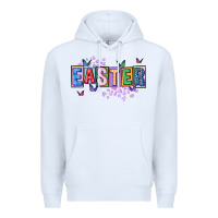 White easter with leopard Premium Hoodie - FaDigitalArtStudio