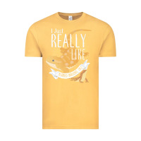 Bearded Dragons I Just Really Like Bearded Dragons Vintage Tee | Teevron