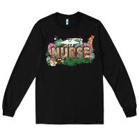 Black Easter egg Nurse bunny Easter Day Long Sleeve Tee - HowdyJamesFarm
