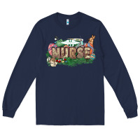 Navy Easter egg Nurse bunny Easter Day Long Sleeve Tee - HowdyJamesFarm