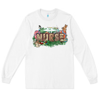 White Easter egg Nurse bunny Easter Day Long Sleeve Tee - HowdyJamesFarm