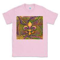 Bubblegum Pink mardi gras fleur de lis Classic Tee - RanaPortraitStore