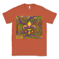 Copper mardi gras fleur de lis Classic Tee - RanaPortraitStore