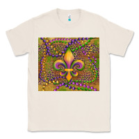 Natural mardi gras fleur de lis Classic Tee - RanaPortraitStore
