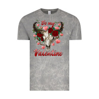 Be My Valentine Bull Skull Vintage Tee | Teevron