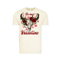 Vintage Arctic be my valentine bull skull Vintage Tee - RanaPortraitStore
