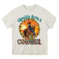Cream shoulda been a cowgirl Heavy Core Tee - MaliasSmallBusiness