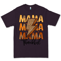 Plum Thankful Mama Premium Tee - MaliasSmallBusiness