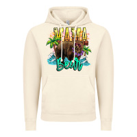 Vintage Artic Mama bear summer Vintage Hoodie - NancyCooperArtShop