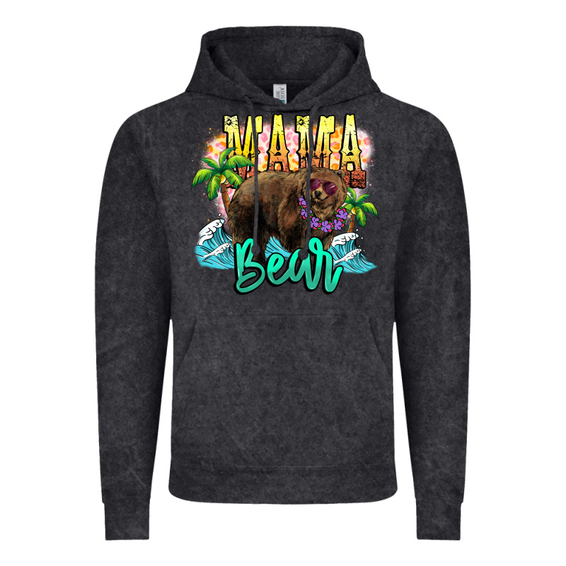 Mama Bear Summer Vintage Hoodie by NancyCooperArtShop | Teevron