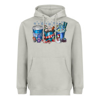 Moon Dust Christmas Coffee Heavyweight Hoodie - CowhideDigitalArt