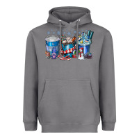 Storm Christmas Coffee Heavyweight Hoodie - CowhideDigitalArt
