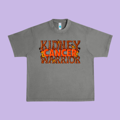 Kidney Cancer Warrior Urban Heavy Tee Designed By Texasbilliewilder