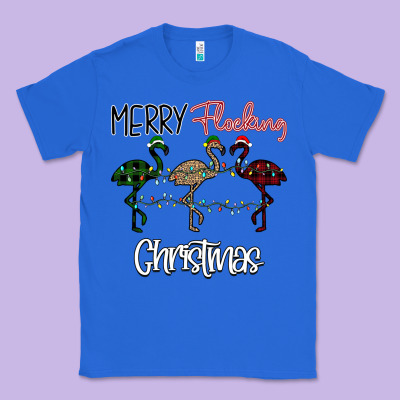 Merry Flocking Christmas Classic Tee Designed By Bettercallsaul