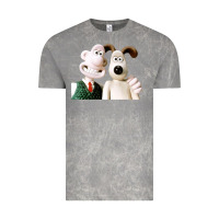 Cloud Rock the man with his dog taking selfie w.a.l.l.a.c.e Vintage Tee - lanVoArt