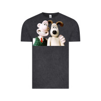 Vintage Black the man with his dog taking selfie w.a.l.l.a.c.e Vintage Tee - lanVoArt