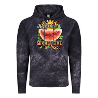 Cloud Black sweet summer time watermelon Vintage Hoodie - NancyCooperArtShop