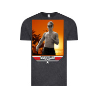 Vintage Black rooster topgun retro Vintage Tee - lanVoArt