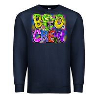 Navy boo crew Premium Sweatshirt - CowhideDigitalArt