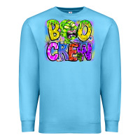 Ocean Blue boo crew Premium Sweatshirt - CowhideDigitalArt