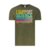 Vintage Olive Hot Trend I Support Science Human Rights Public Education Vintage Tee - lanVoArt