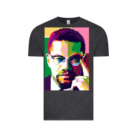 Vintage Black malcolm x Vintage Tee - lanVoArt