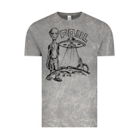 Cloud Rock the alien paul Vintage Tee - lanVoArt