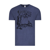 Vintage Denim the alien paul Vintage Tee - lanVoArt