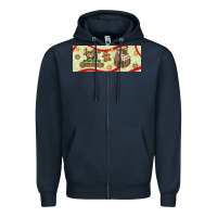 Navy just a girl who loves christmas Zipper Hoodie - BundleAndBundleShop