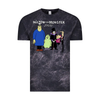 Cloud Black 60s milton the monster show characters and logotype Vintage Tee - lanVoArt