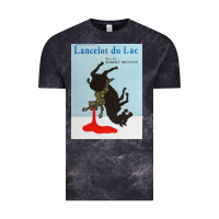 Cloud Black lancelot du lac   robert bresson film Vintage Tee - lanVoArt