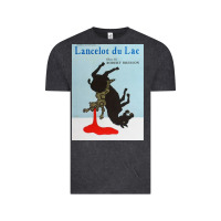 Vintage Black lancelot du lac   robert bresson film Vintage Tee - lanVoArt