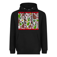 Black Christmas Cakes Heavyweight Hoodie - CowhideDigitalArt