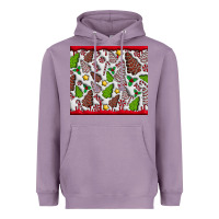 Lavender Christmas Cakes Heavyweight Hoodie - CowhideDigitalArt