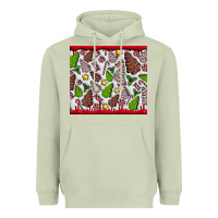 Matcha Christmas Cakes Heavyweight Hoodie - CowhideDigitalArt