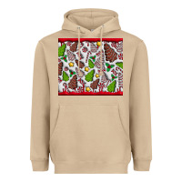 Mushroom Christmas Cakes Heavyweight Hoodie - CowhideDigitalArt