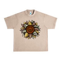 French Oak sunflower camouflage and leopard 2 Urban Heavy Tee - JahusDesignShop