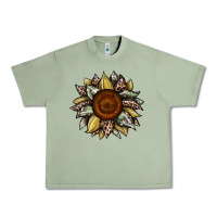 Oil Green sunflower camouflage and leopard 2 Urban Heavy Tee - JahusDesignShop