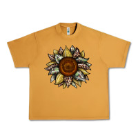 Peanut Butter sunflower camouflage and leopard 2 Urban Heavy Tee - JahusDesignShop