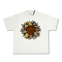 Pistachio sunflower camouflage and leopard 2 Urban Heavy Tee - JahusDesignShop