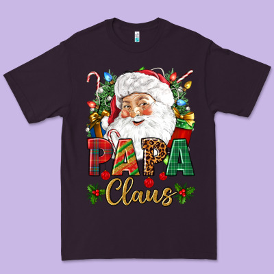 Papa Claus Christmas Premium Tee Designed By Nancycooperartshop